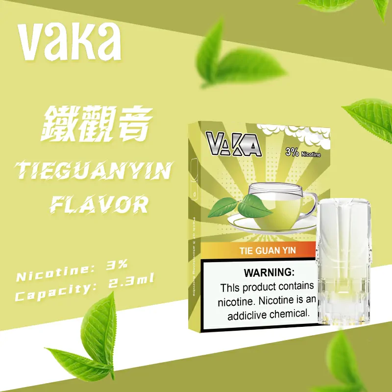 VAKA Light-Up Vape Pods | Stylish | Gen 1 | 3% Nicotine | TW - Image 5