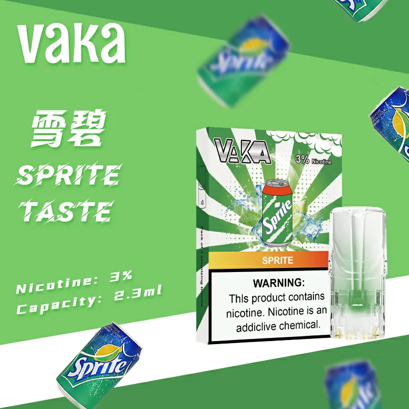 VAKA Light-Up Vape Pods | Stylish | Gen 1 | 3% Nicotine | TW - Image 7