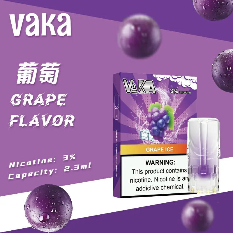 VAKA Light-Up Vape Pods | Stylish | Gen 1 | 3% Nicotine | TW - Image 8