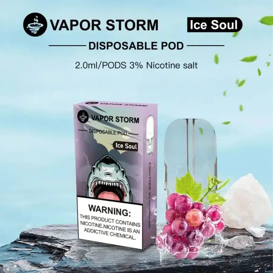 VAPOR STORM 5th Gen Pods | RELX/ILIA Compatible | 7 Flavors | Single Pod - Image 2