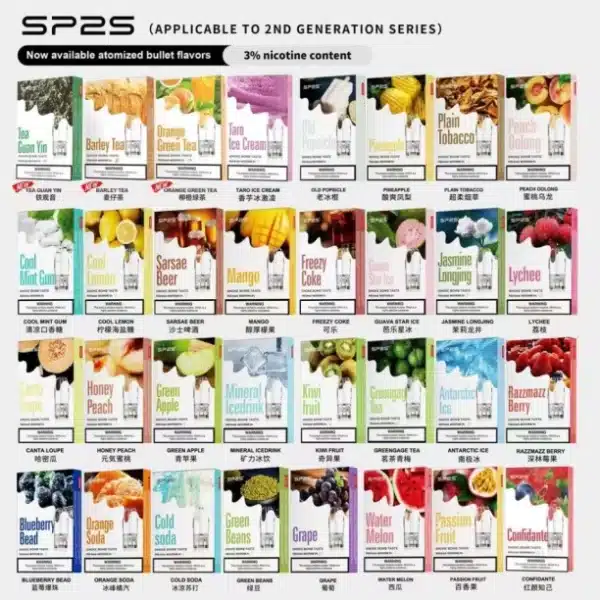 SP2S Pods | Gen 1 | 30+ Flavors | Taiwan In-Stock