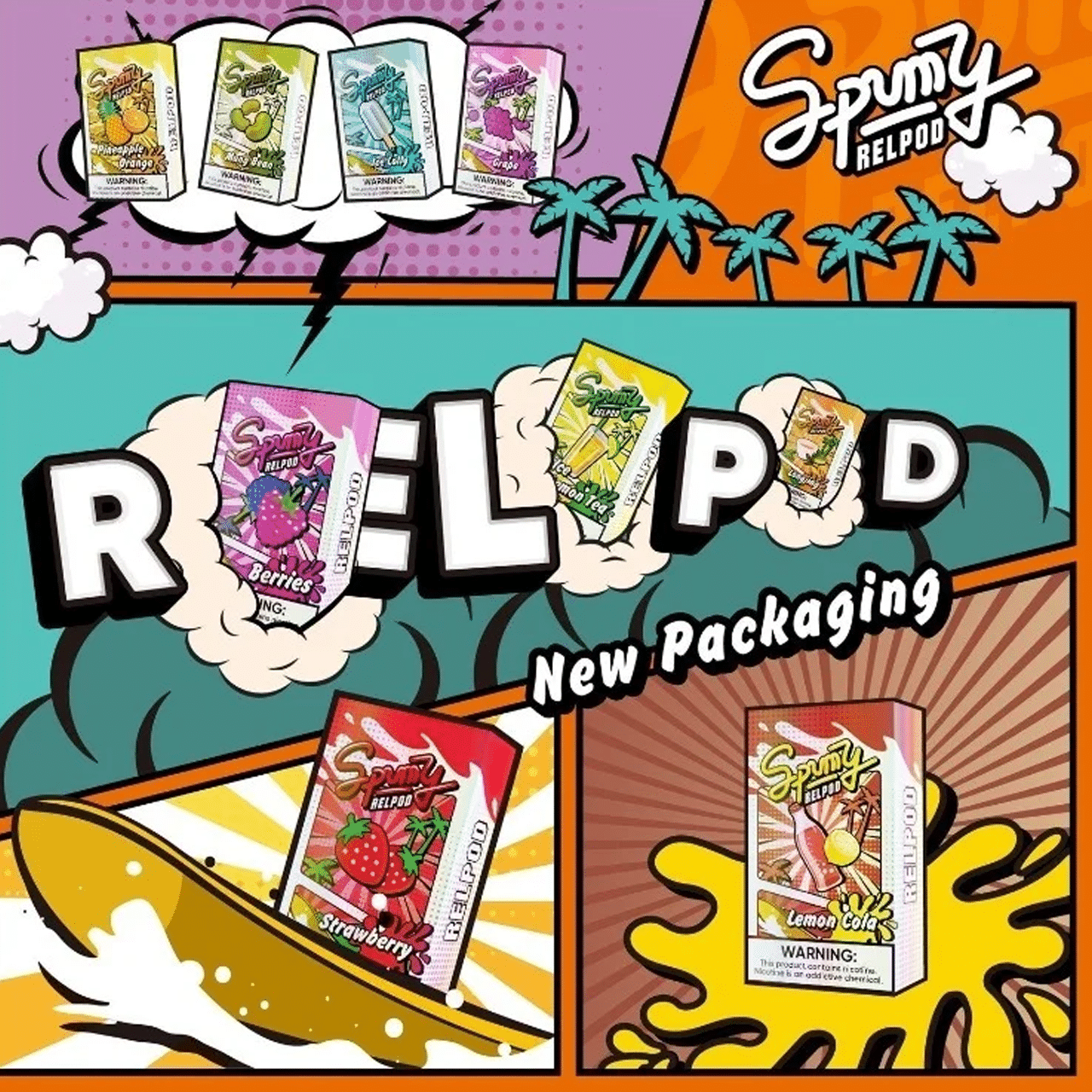 SPUMY 5th Gen Ice Bear Pods | Ceramic Coil | Leak-Proof | 3% Nicotine - 影像 1
