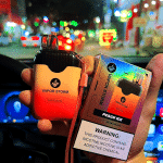 Vapor Storm | 7500 Puffs | Rechargeable E-cigarette | Iced Grape / Strawberry Yakult Flavors