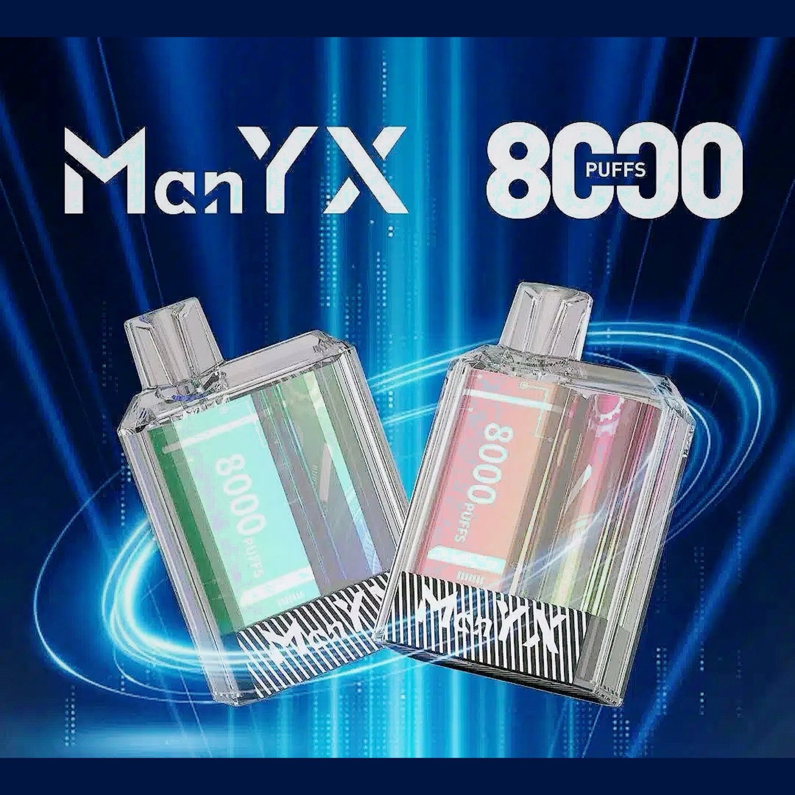 MANYX 8000 Puffs Disposable Vape｜Ultimate Battery Life・Authentic Flavor・Crystal-Clear Design - Image 1