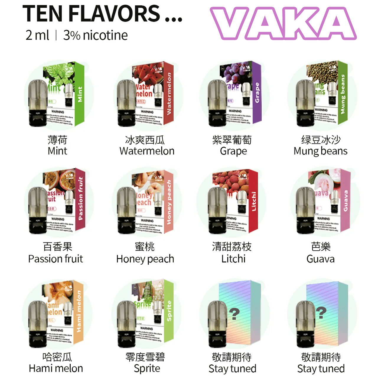 VAKA 6th Gen Pods | RELX Compatible | Single Pods | Shop Now - 影像 1